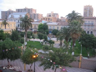 Jardin ancien Cercle des officiers Sidi-Bel-Abb�s
